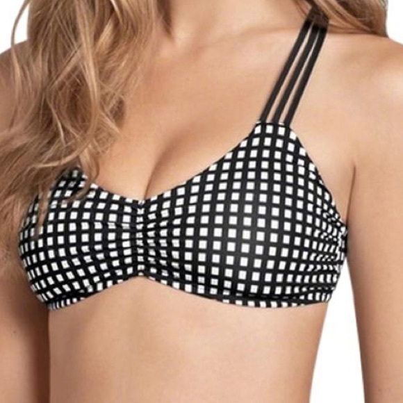Abercrombie & Fitch Other - a&f • black & white checkered bikini top